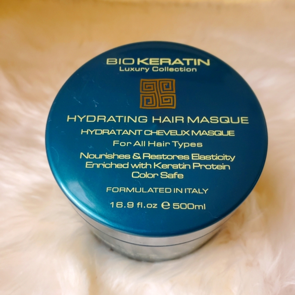 Biokeratin Hydrating Hair Masque Italy 500ml Color Safe